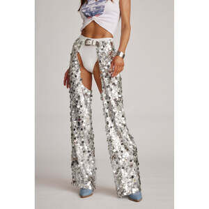 12th Tribe Walker Silver Payette Chaps Size L